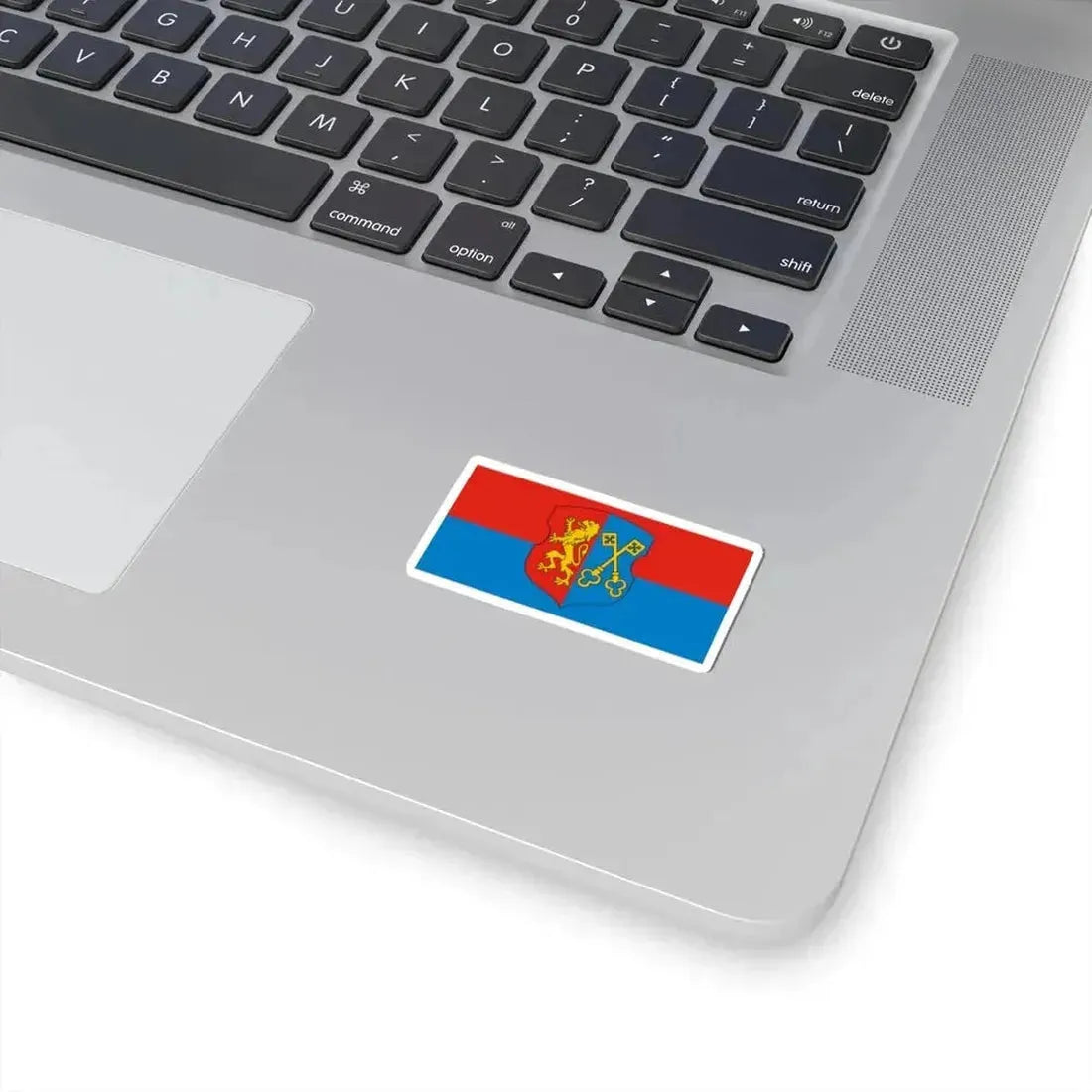 Flag of Lida (Belarus) STICKER Vinyl Kiss-Cut Decal - The Sticker Space