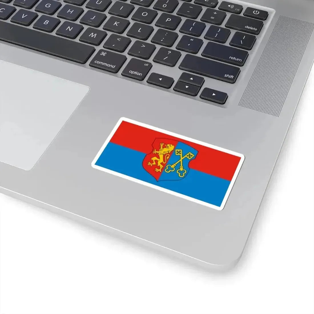 Flag of Lida (Belarus) STICKER Vinyl Kiss-Cut Decal - The Sticker Space