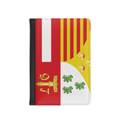 Flag of Liège Belgium - Passport Holder-3.9" x 5.8"-The Sticker Space