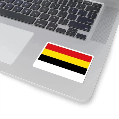 Flag of Lierde (Belgium) STICKER Vinyl Kiss-Cut Decal - The Sticker Space