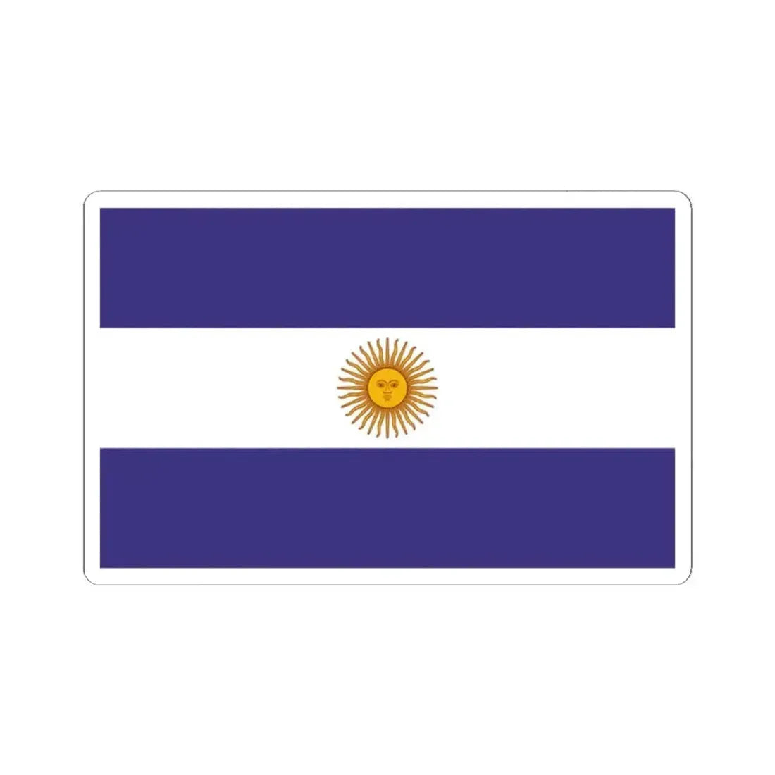Flag of Liga Federal (Argentina) STICKER Vinyl Kiss-Cut Decal 2 Inch White - The Sticker Space