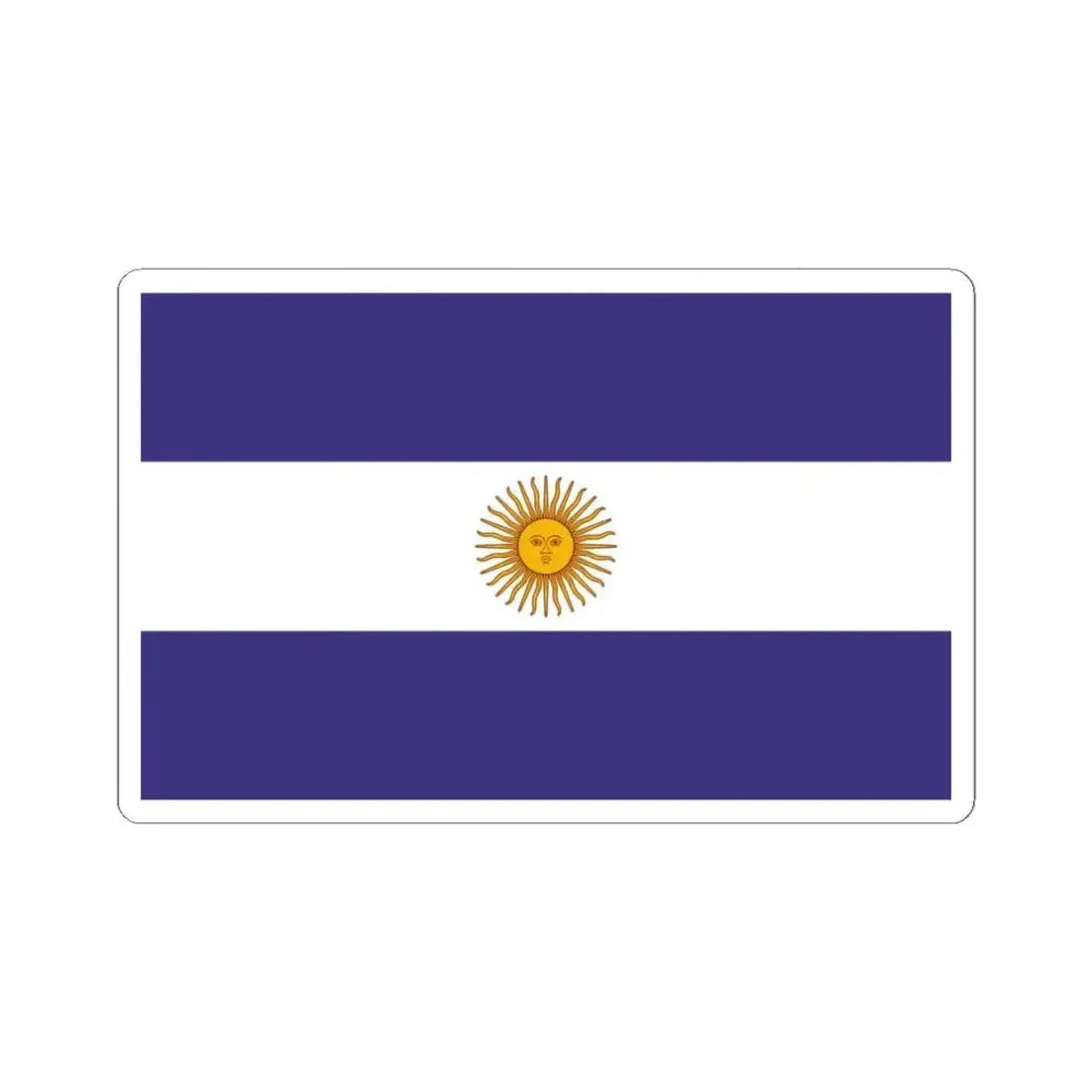 Flag of Liga Federal (Argentina) STICKER Vinyl Kiss-Cut Decal 4 Inch White - The Sticker Space