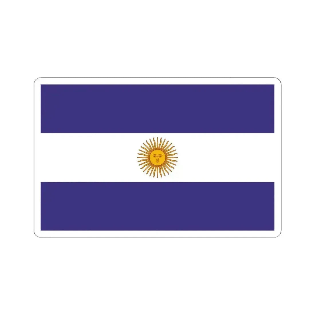 Flag of Liga Federal (Argentina) STICKER Vinyl Kiss-Cut Decal 6 Inch White - The Sticker Space