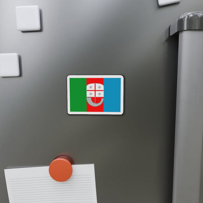 Flag of Liguria Italy - Die-Cut Magnet-The Sticker Space