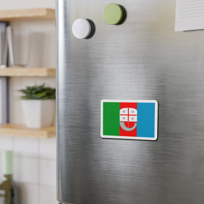 Flag of Liguria Italy - Die-Cut Magnet-The Sticker Space