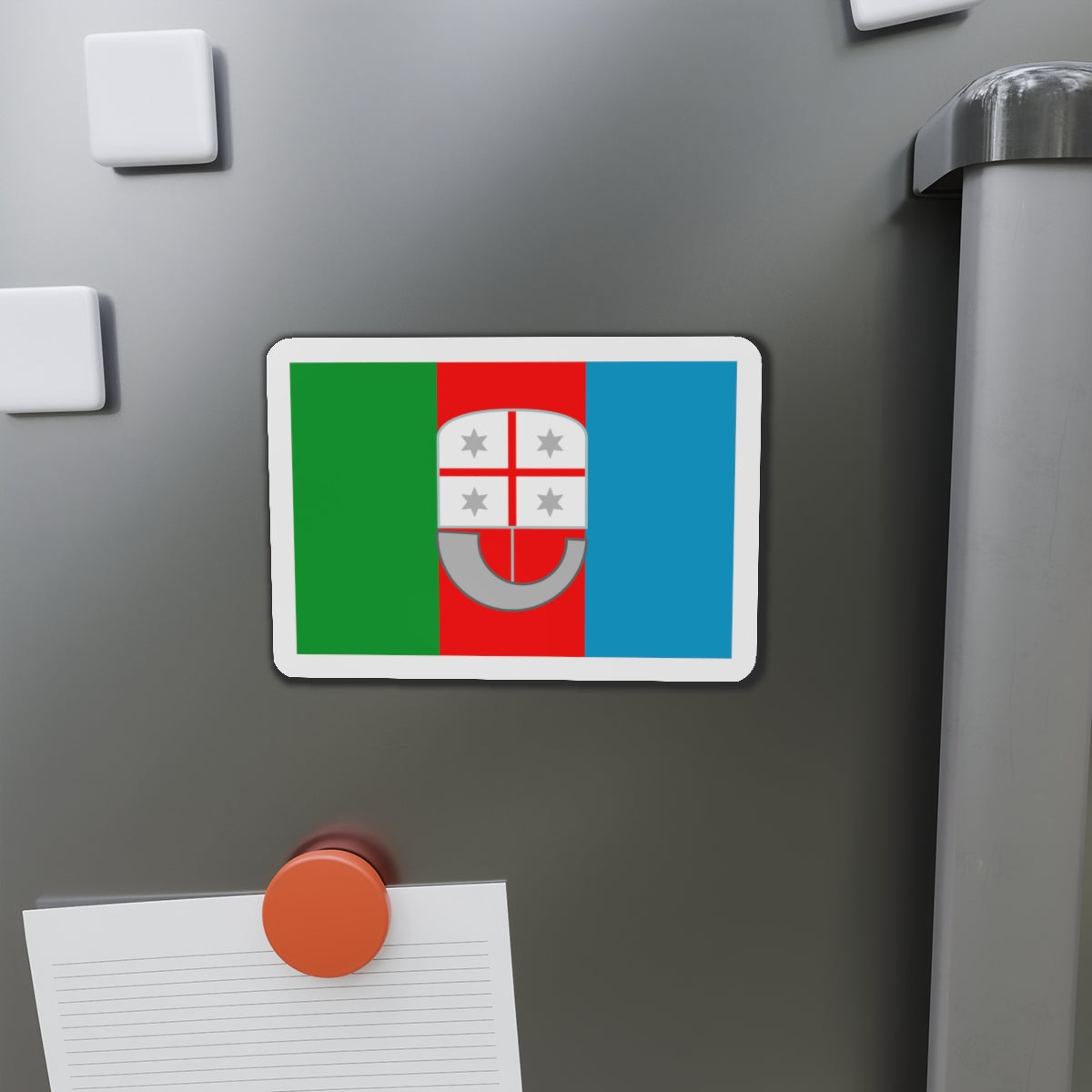 Flag of Liguria Italy - Die-Cut Magnet-The Sticker Space