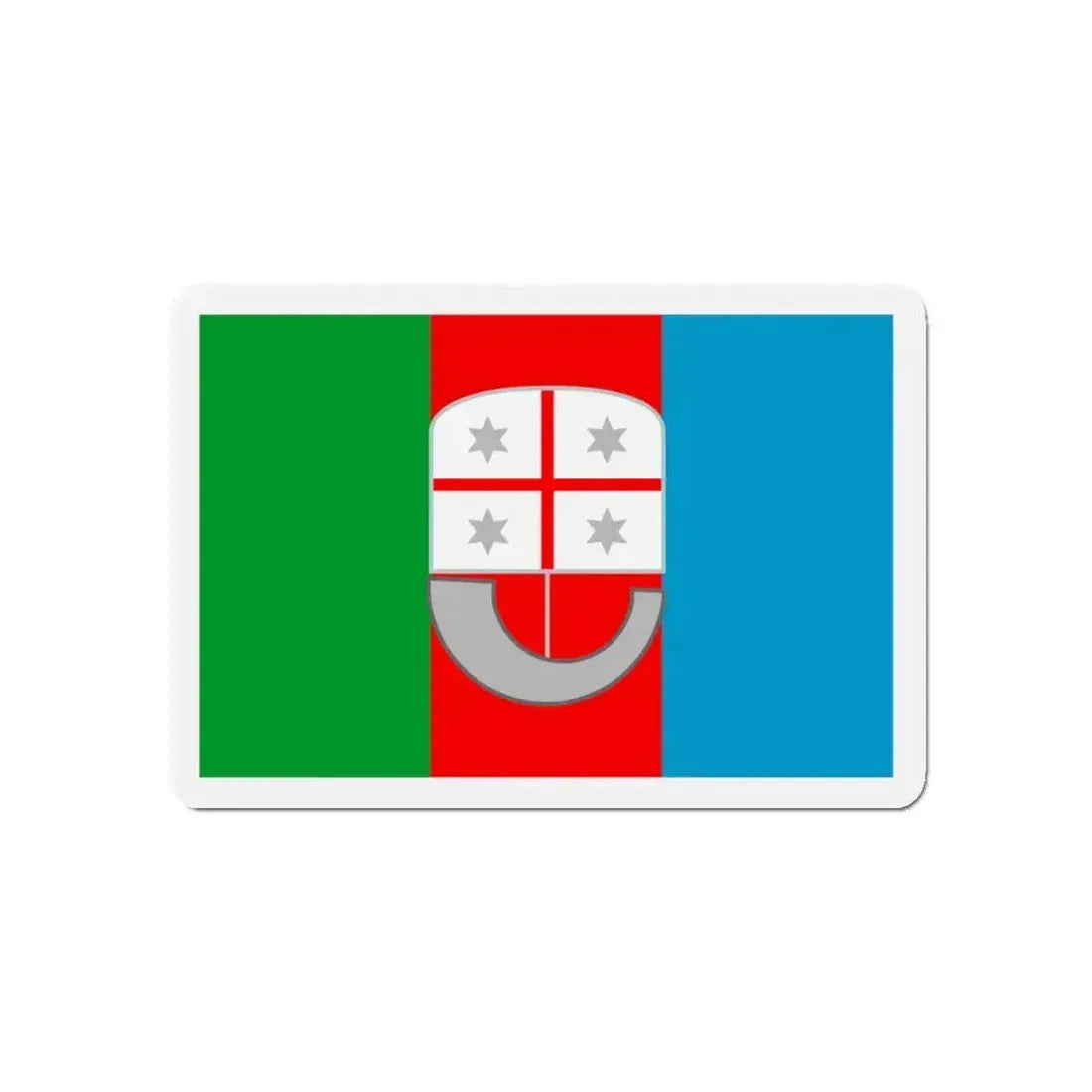 Flag of Liguria Italy - Refrigerator Magnet - The Sticker Space