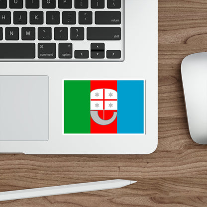 Flag of Liguria Italy STICKER Vinyl Die-Cut Decal-The Sticker Space