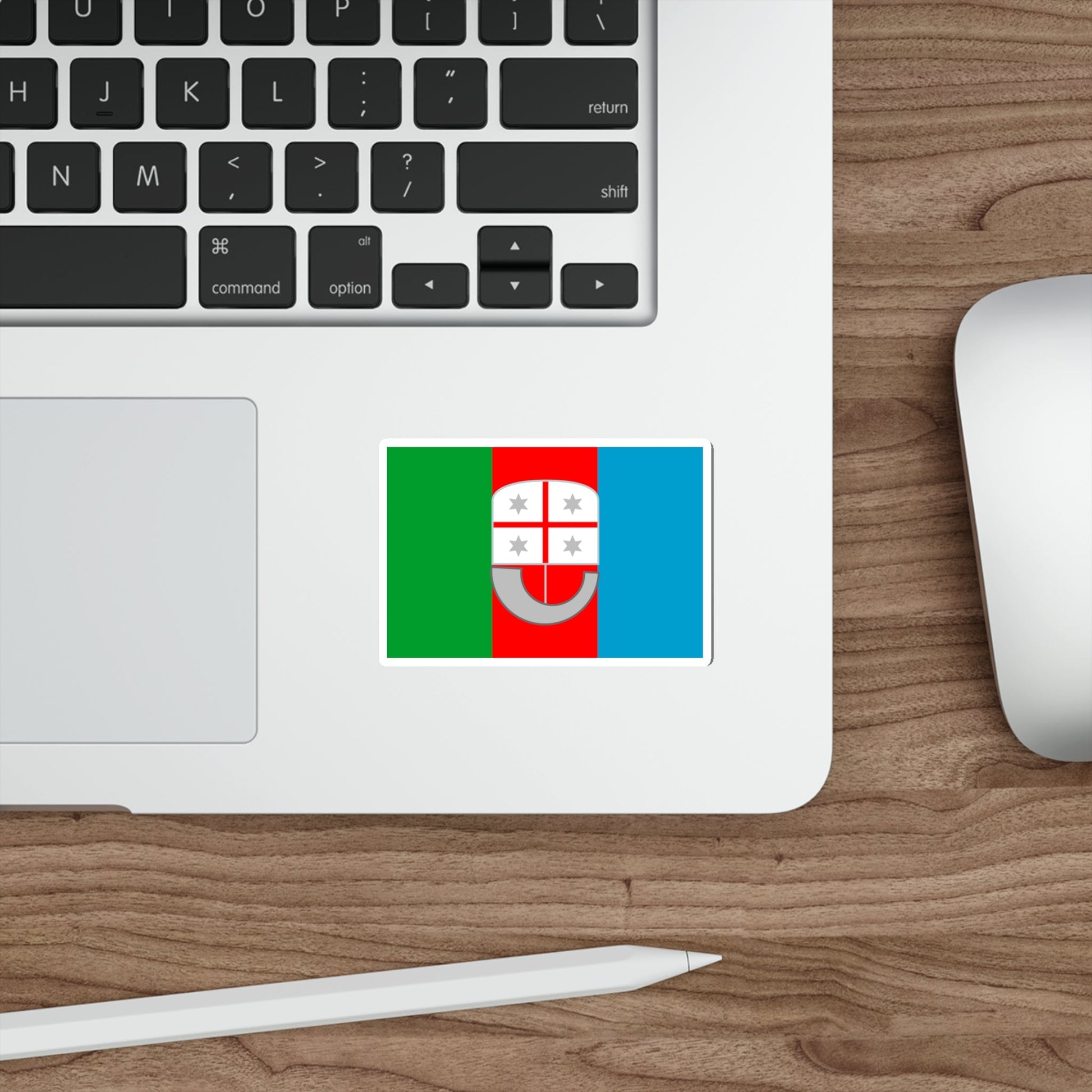 Flag of Liguria Italy STICKER Vinyl Die-Cut Decal-The Sticker Space