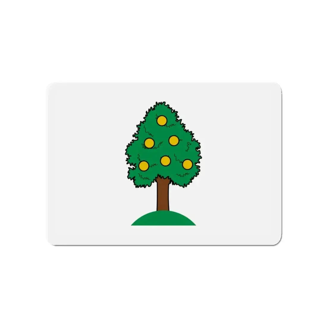 Flag of Lija 1993 to 2000 Malta - Refrigerator Magnet 3 Inch - The Sticker Space