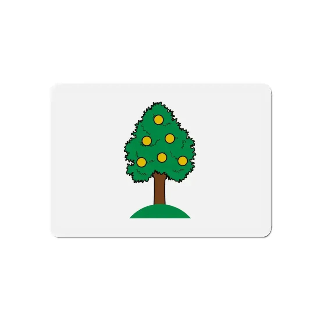 Flag of Lija 1993 to 2000 Malta - Refrigerator Magnet - The Sticker Space