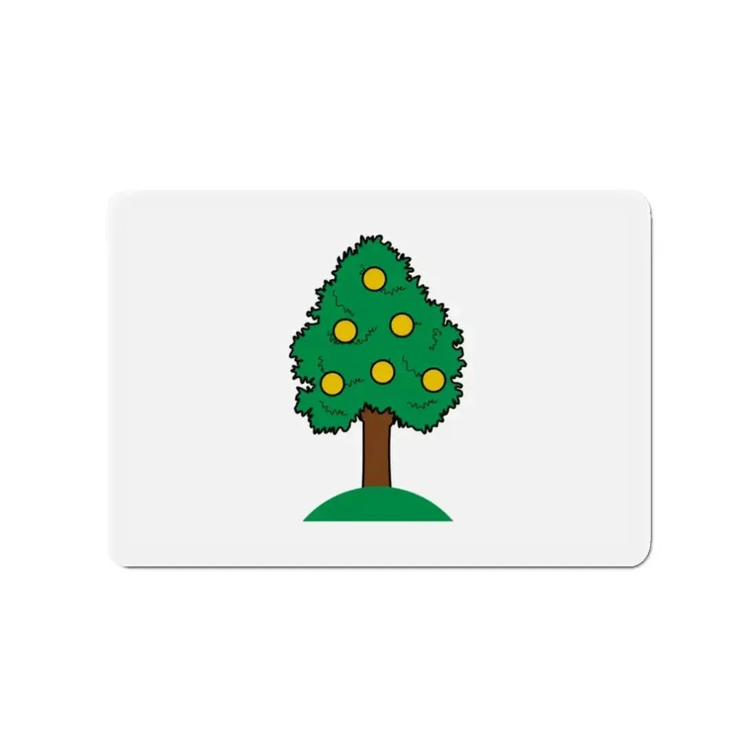 Flag of Lija 1993 to 2000 Malta - Refrigerator Magnet - The Sticker Space