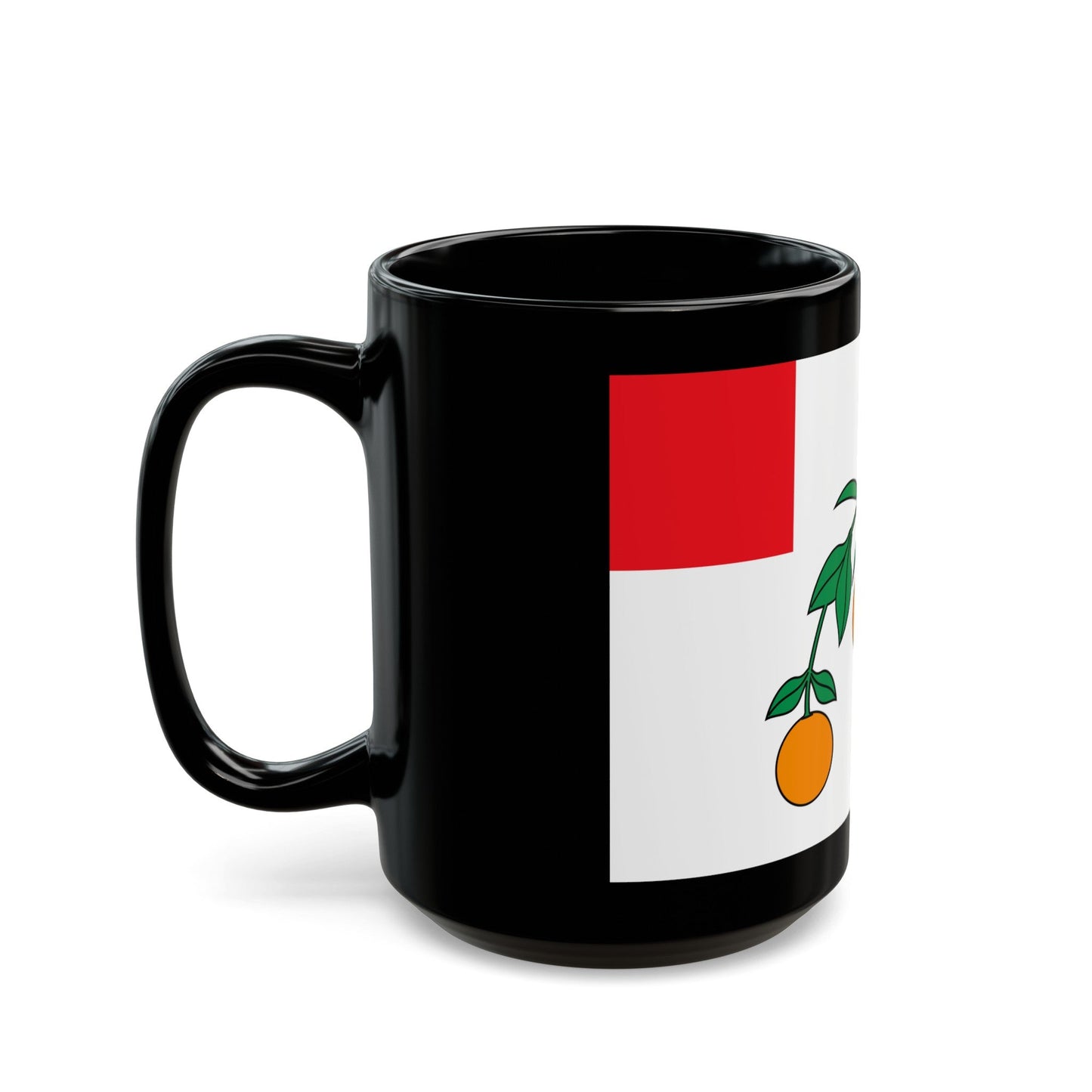 Flag of Lija Malta - Black Coffee Mug-The Sticker Space