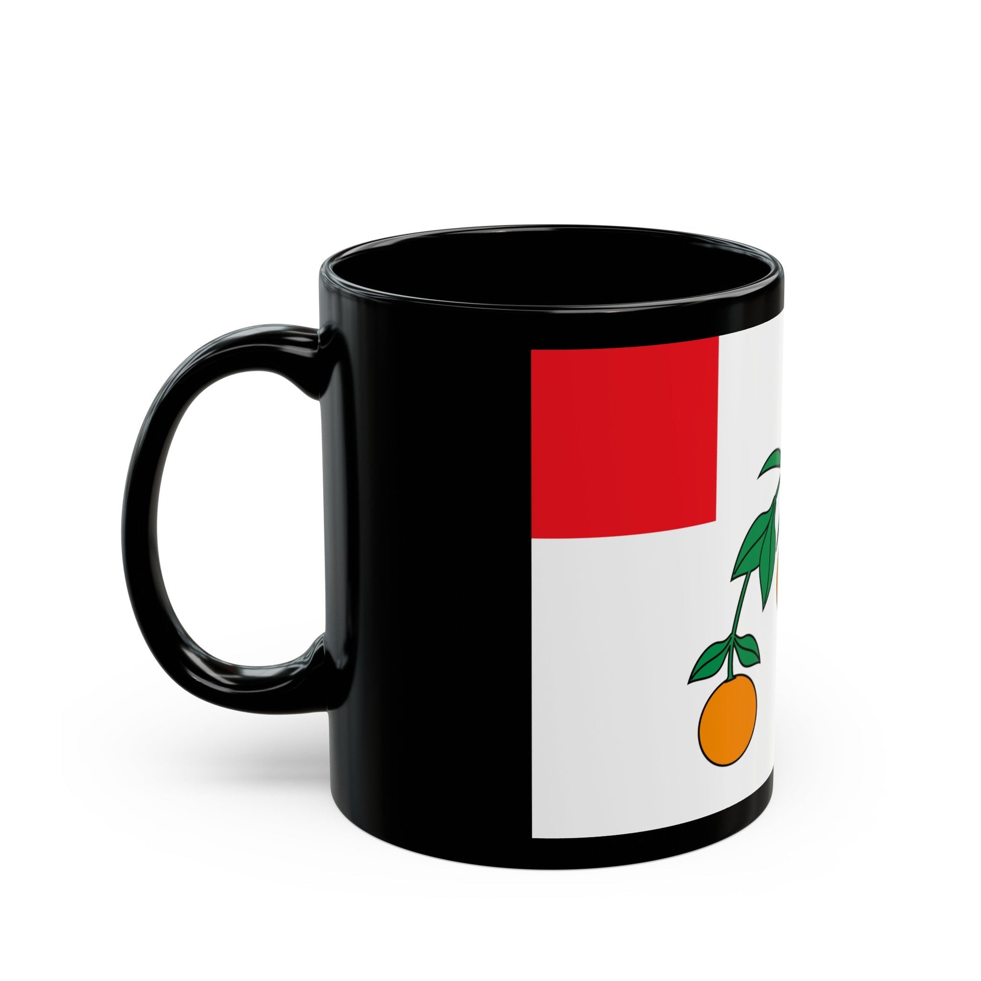 Flag of Lija Malta - Black Coffee Mug-The Sticker Space