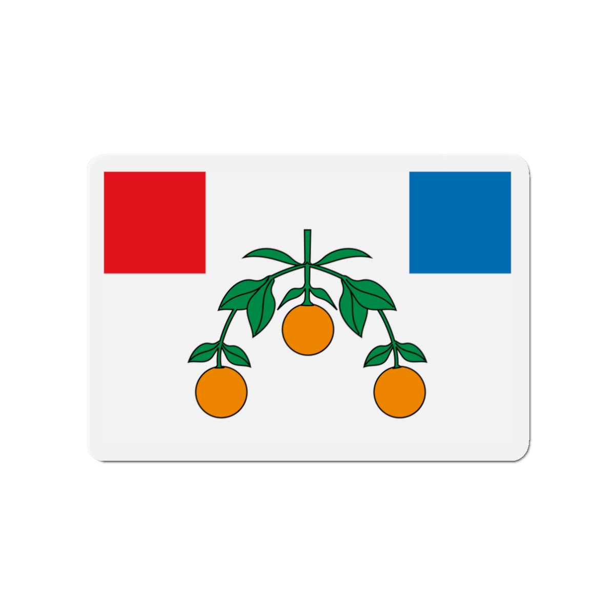 Flag of Lija Malta - Die-Cut Magnet-3" x 3"-The Sticker Space