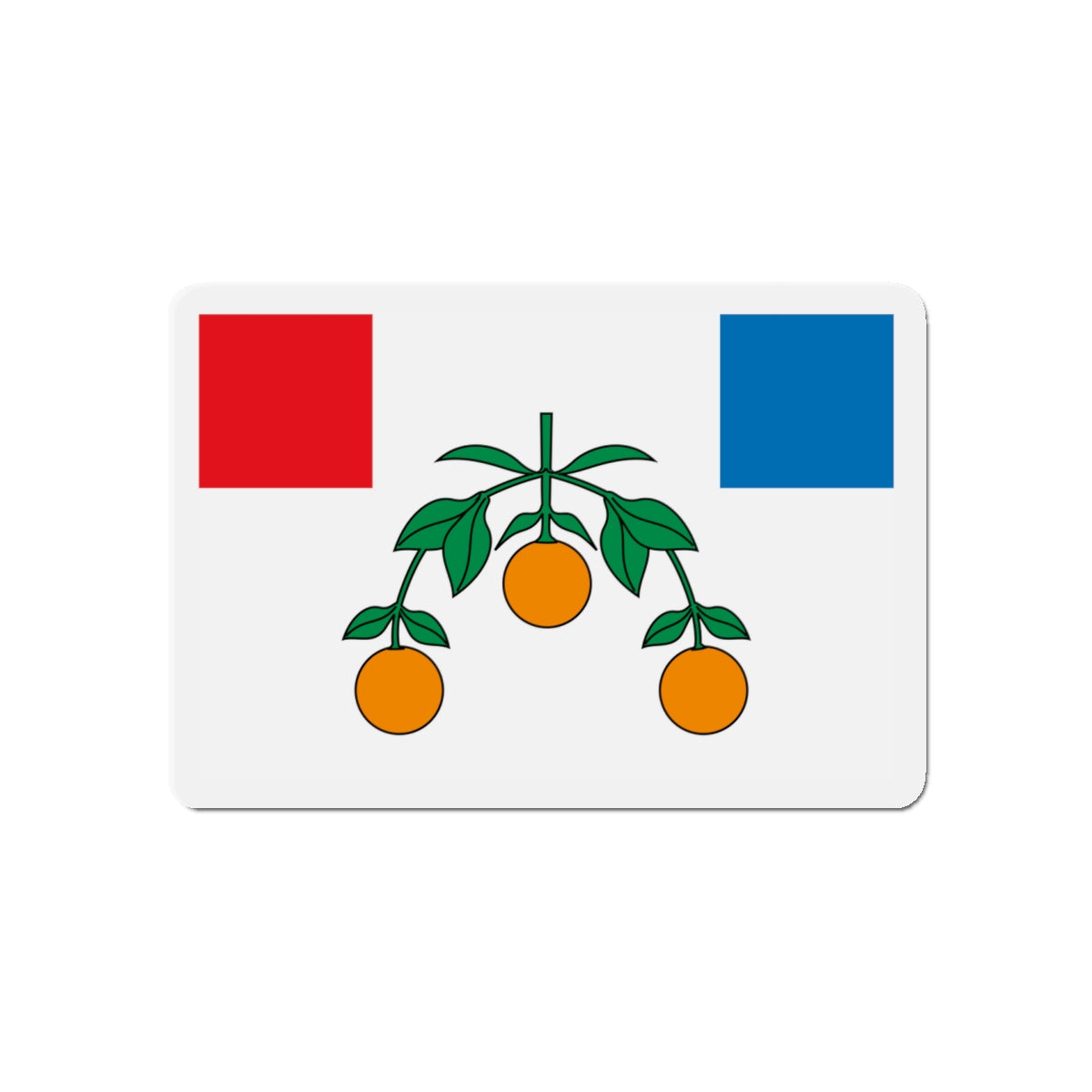 Flag of Lija Malta - Die-Cut Magnet-5" x 5"-The Sticker Space