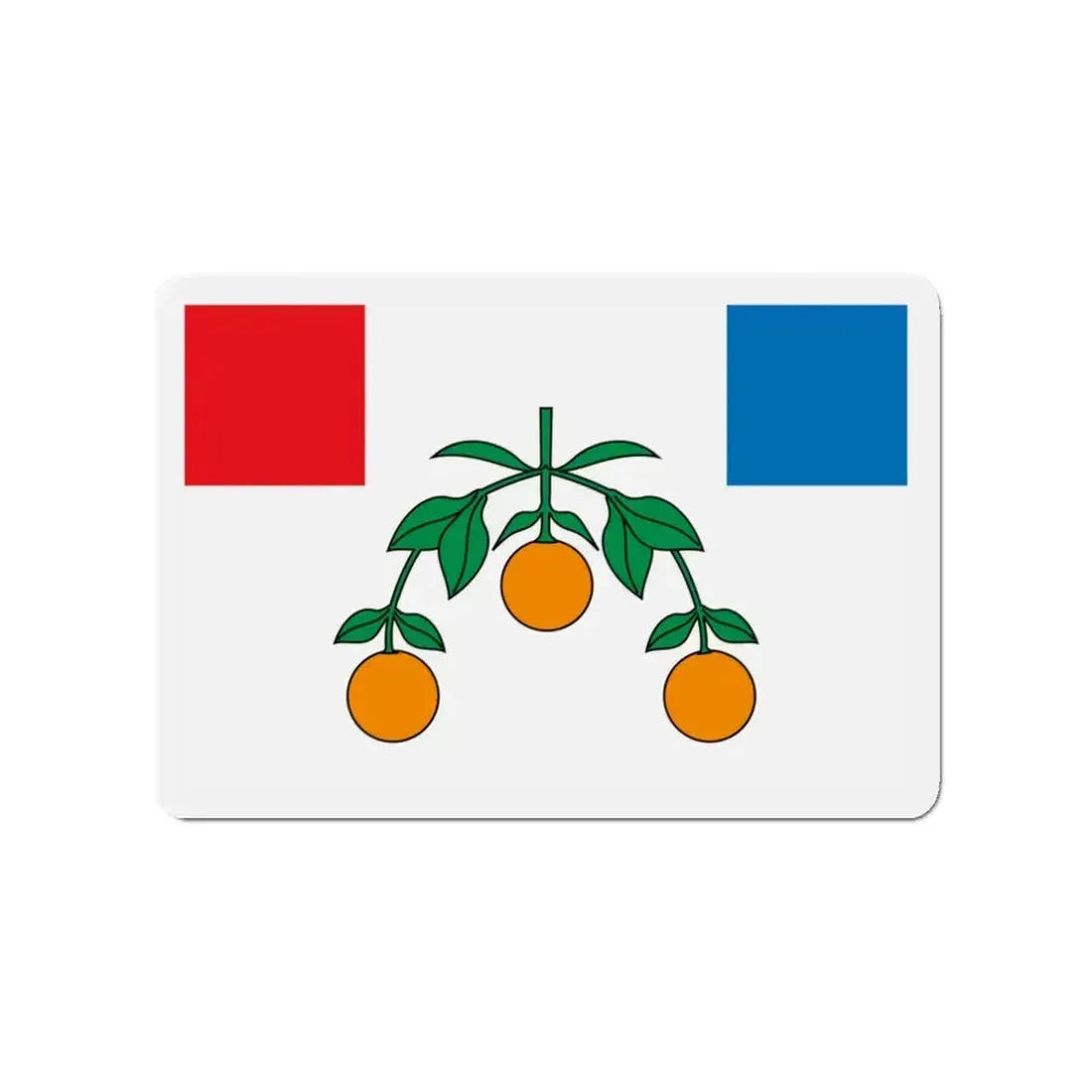 Flag of Lija Malta - Refrigerator Magnet 3 Inch - The Sticker Space