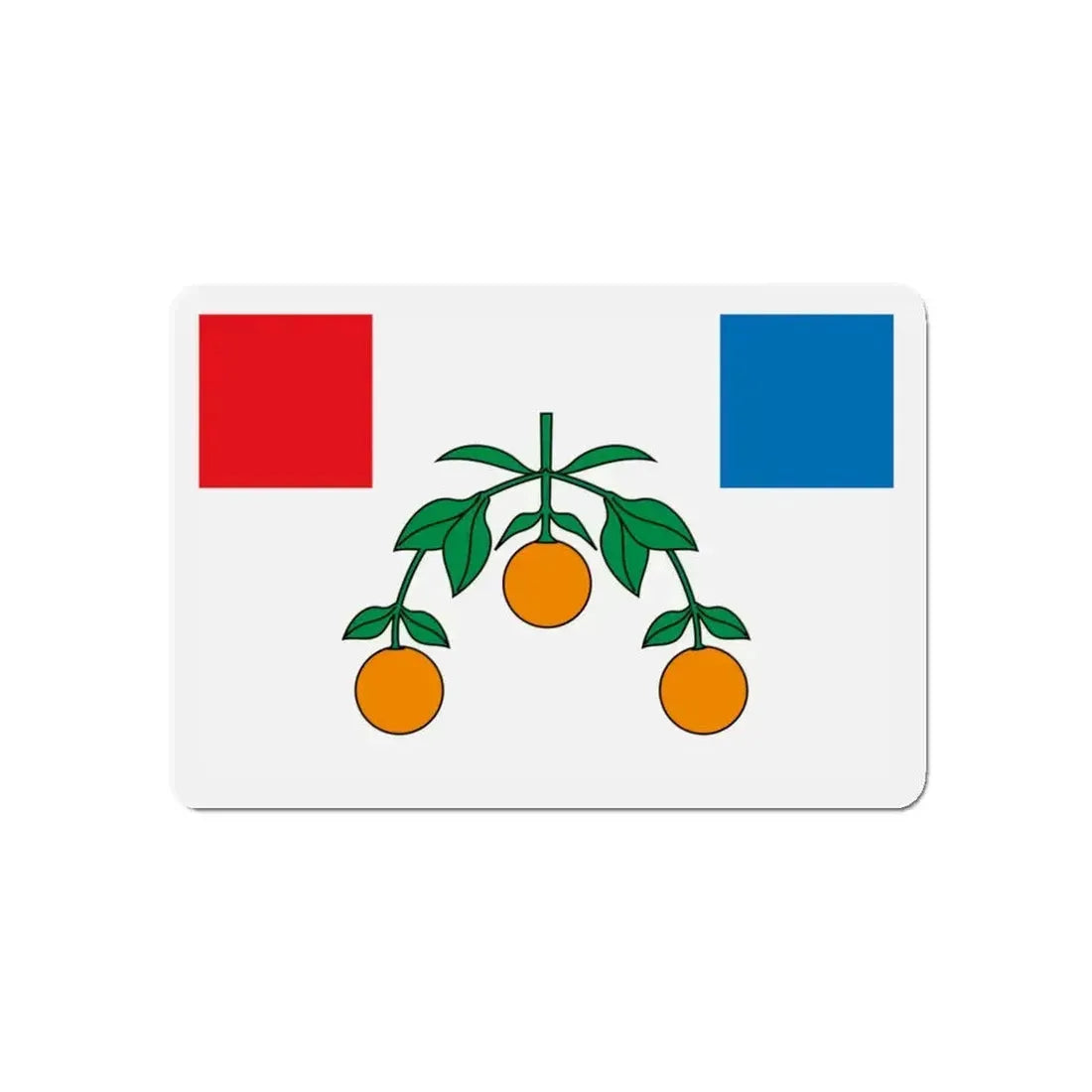 Flag of Lija Malta - Refrigerator Magnet 5 Inch - The Sticker Space
