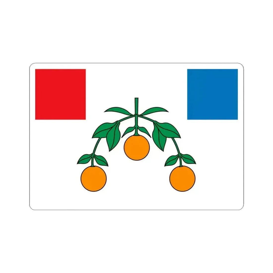 Flag of Lija Malta - STICKER Vinyl Kiss-Cut Decal 4 Inch White - The Sticker Space