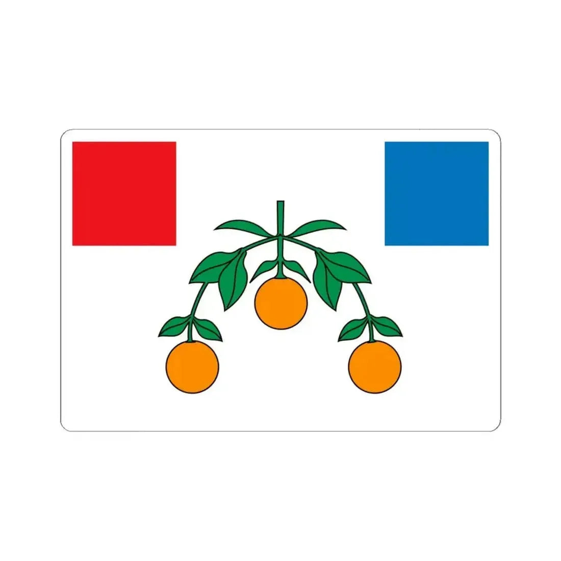 Flag of Lija Malta - STICKER Vinyl Kiss-Cut Decal 6 Inch White - The Sticker Space