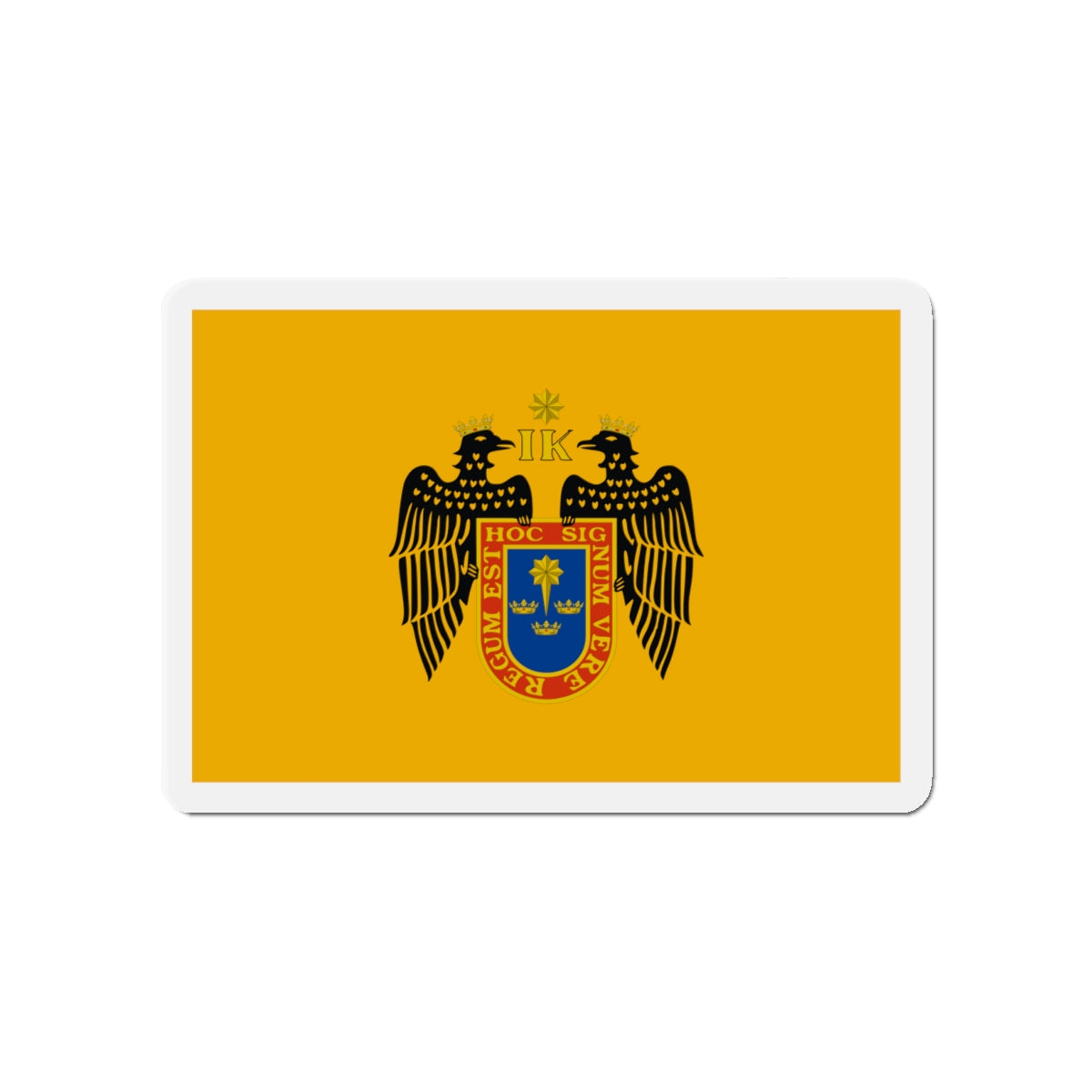 Flag of Lima Peru - Die-Cut Magnet-4" x 4"-The Sticker Space