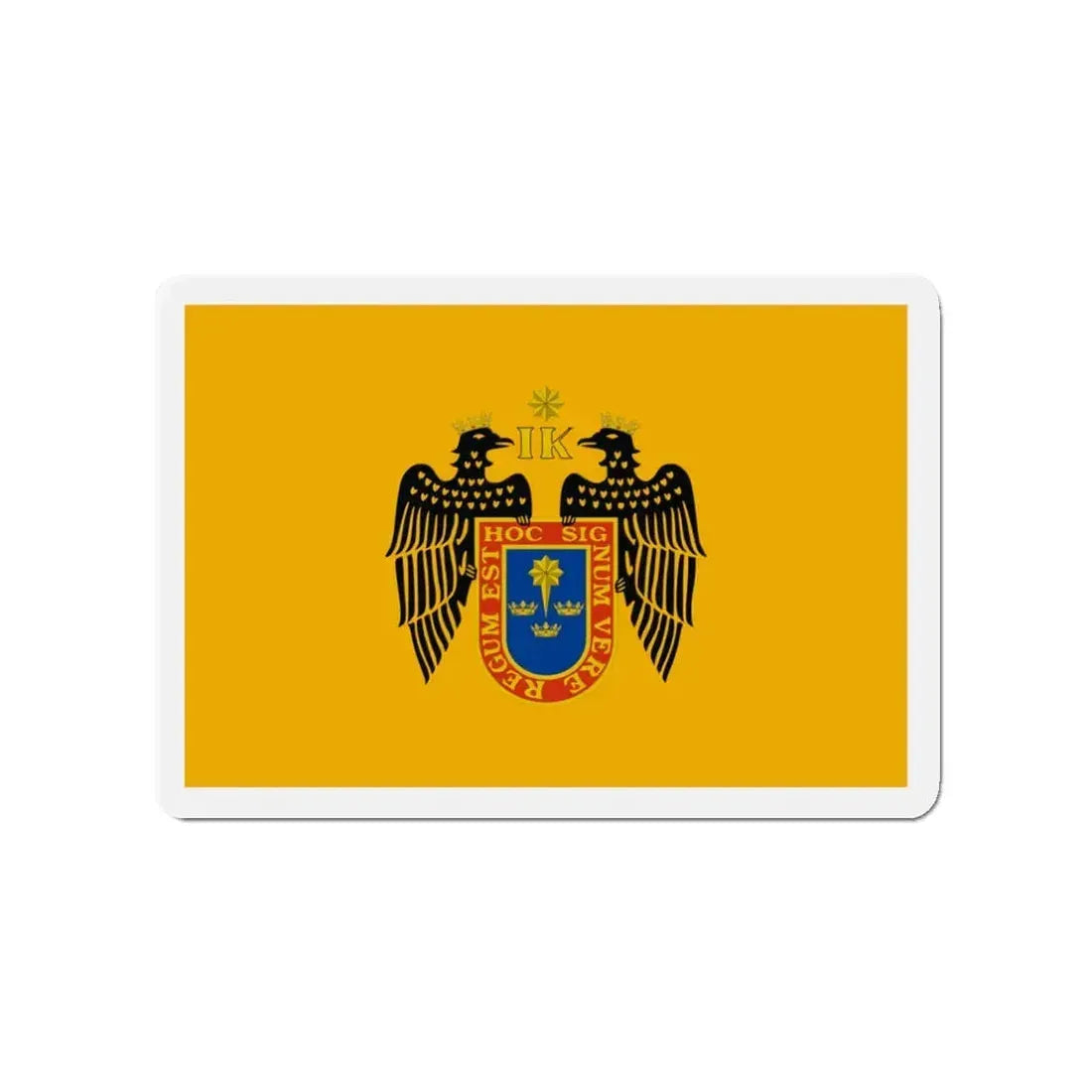 Flag of Lima Peru - Refrigerator Magnet 3 Inch - The Sticker Space