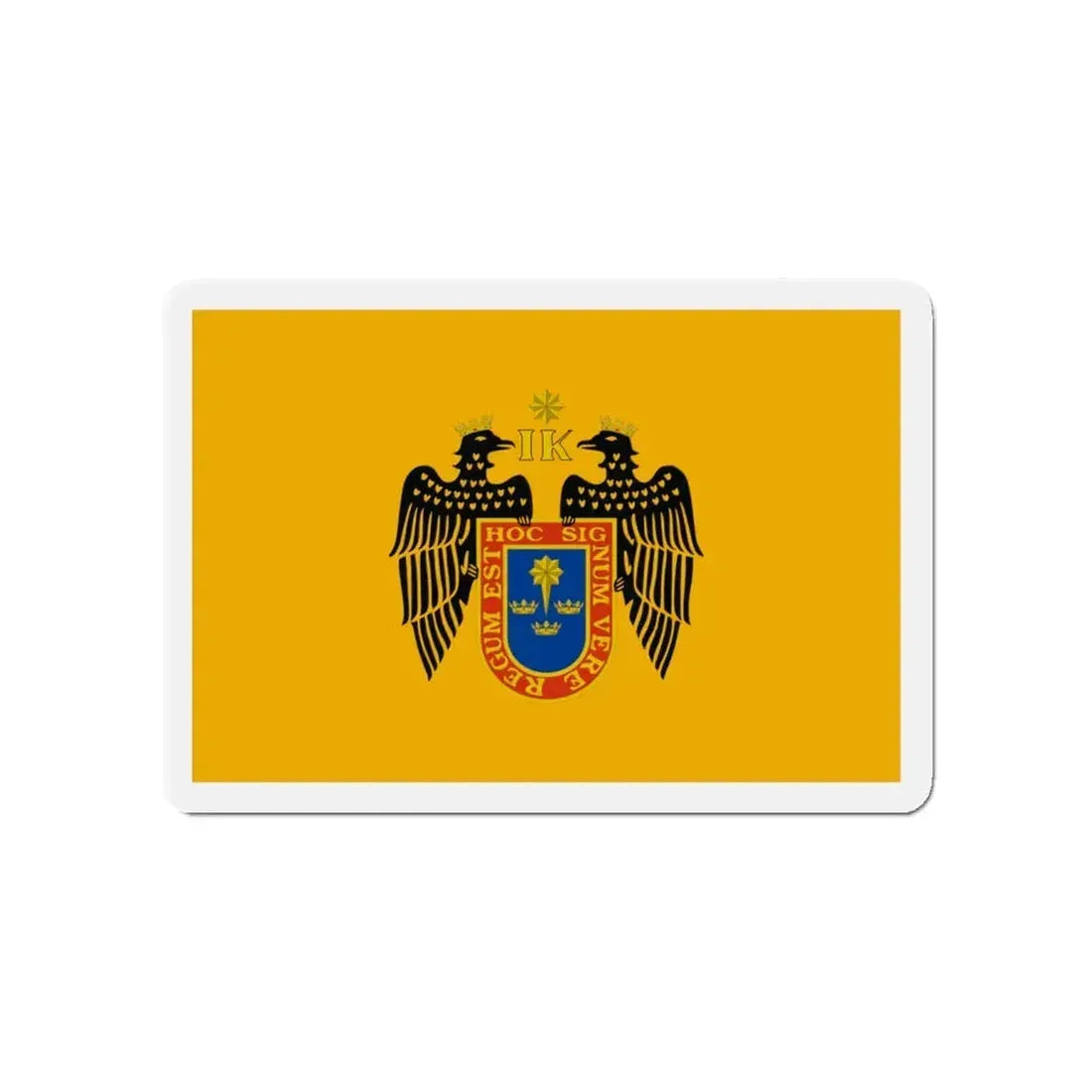 Flag of Lima Peru - Refrigerator Magnet 4 Inch - The Sticker Space