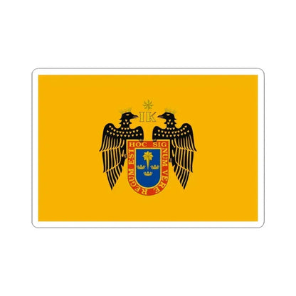 Flag of Lima Peru - STICKER Vinyl Kiss-Cut Decal 3 Inch White - The Sticker Space