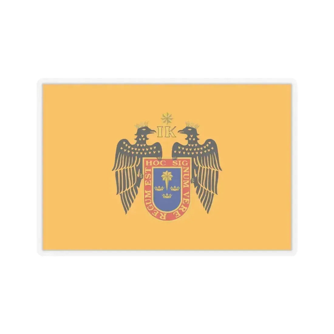 Flag of Lima Peru - STICKER Vinyl Kiss-Cut Decal 4 Inch Transparent - The Sticker Space