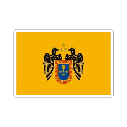 Flag of Lima Peru - STICKER Vinyl Kiss-Cut Decal 4 Inch White - The Sticker Space