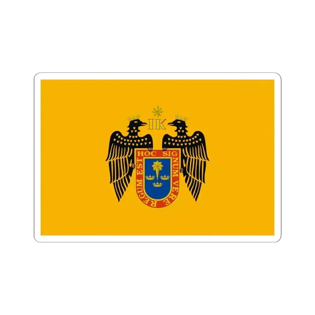 Flag of Lima Peru - STICKER Vinyl Kiss-Cut Decal 6 Inch White - The Sticker Space