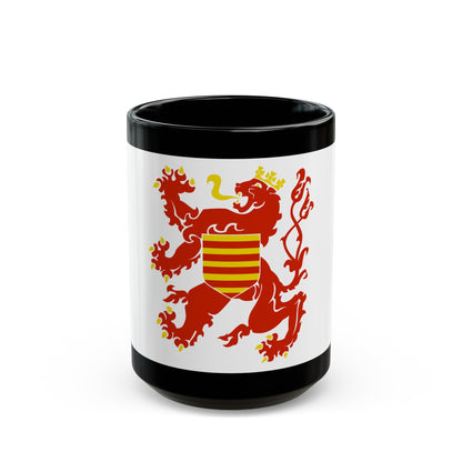 Flag of Limburg Belgium - Black Coffee Mug-15oz-The Sticker Space