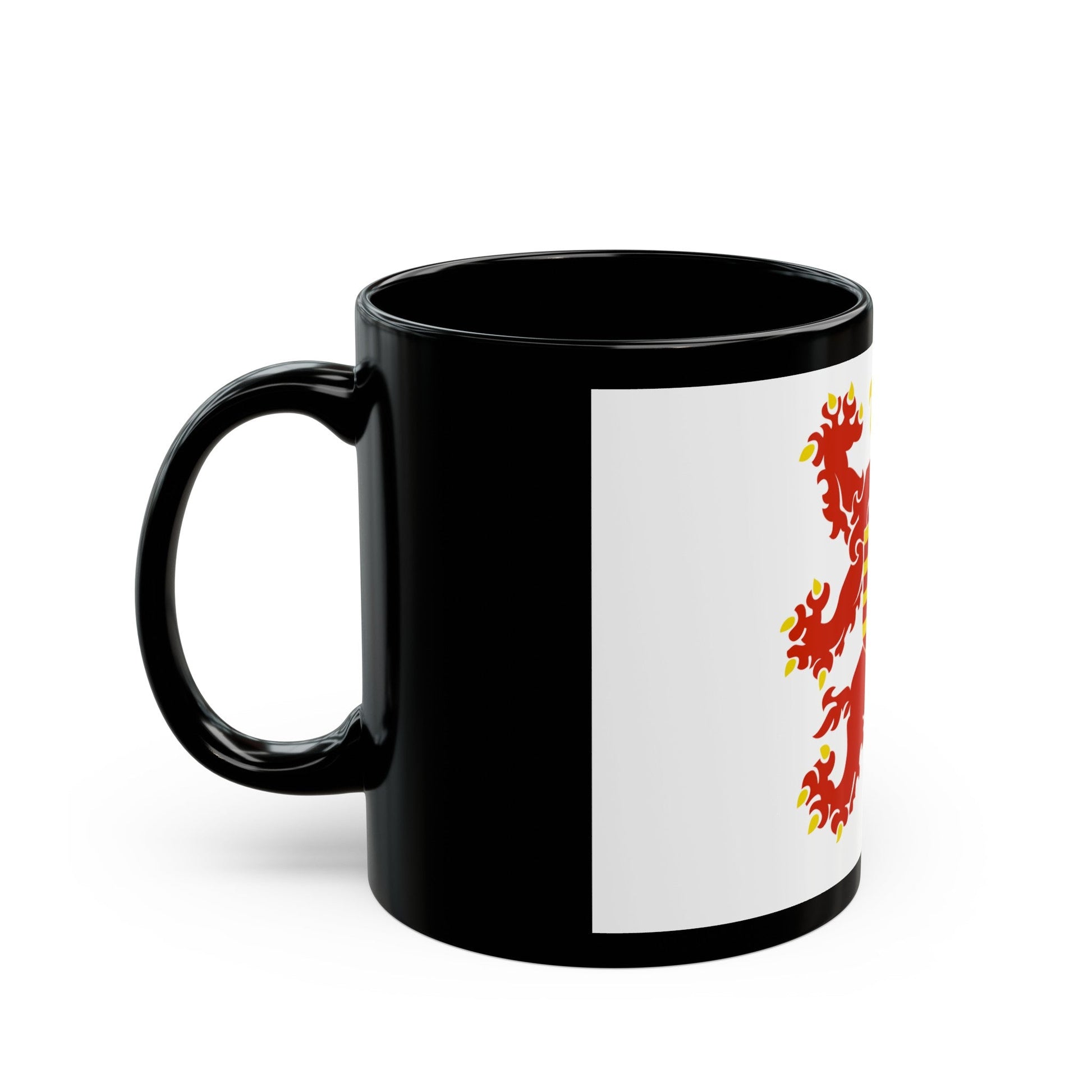 Flag of Limburg Belgium - Black Coffee Mug-The Sticker Space