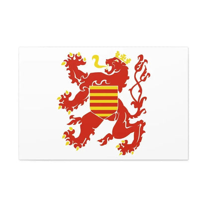 Flag of Limburg Belgium - Canvas Wall Art 36" x 24" 1.25" - The Sticker Space