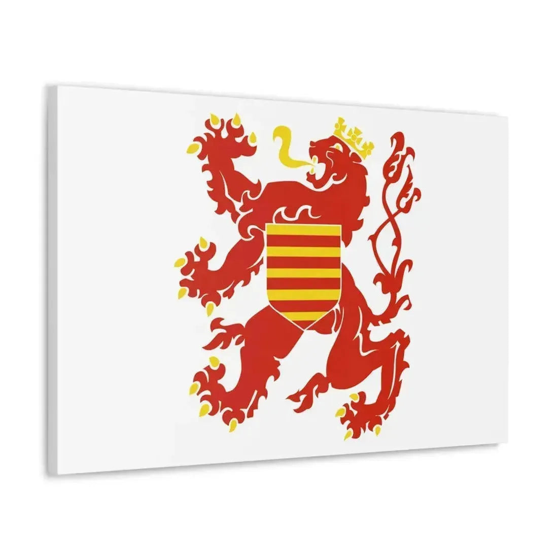 Flag of Limburg Belgium - Canvas Wall Art - The Sticker Space