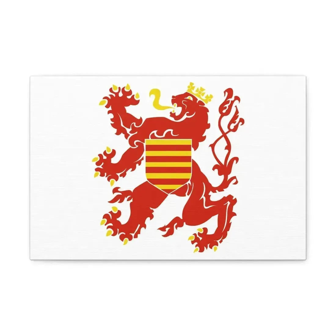 Flag of Limburg Belgium - Canvas Wall Art - The Sticker Space