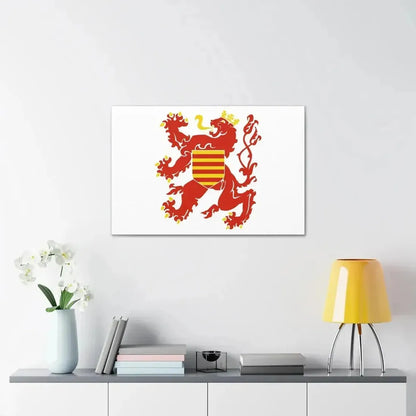 Flag of Limburg Belgium - Canvas Wall Art - The Sticker Space
