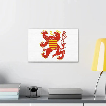 Flag of Limburg Belgium - Canvas Wall Art - The Sticker Space