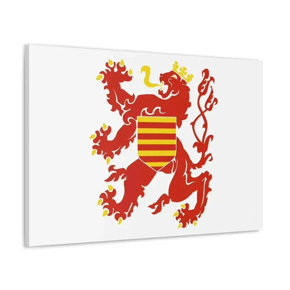 Flag of Limburg Belgium - Canvas Wall Art - The Sticker Space