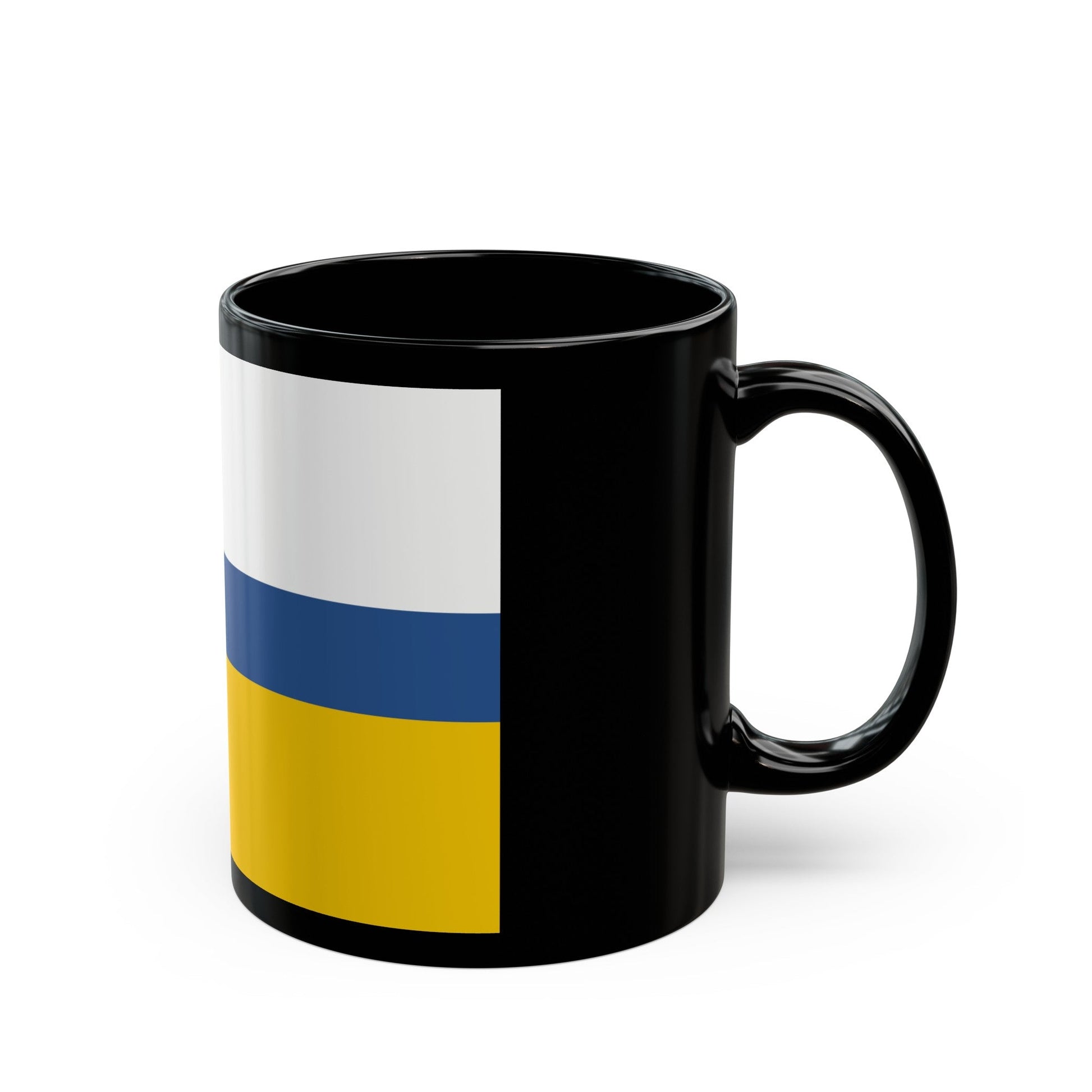 Flag of Limburg Netherlands - Black Coffee Mug-The Sticker Space