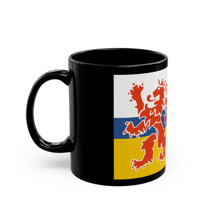 Flag of Limburg Netherlands - Black Coffee Mug-The Sticker Space