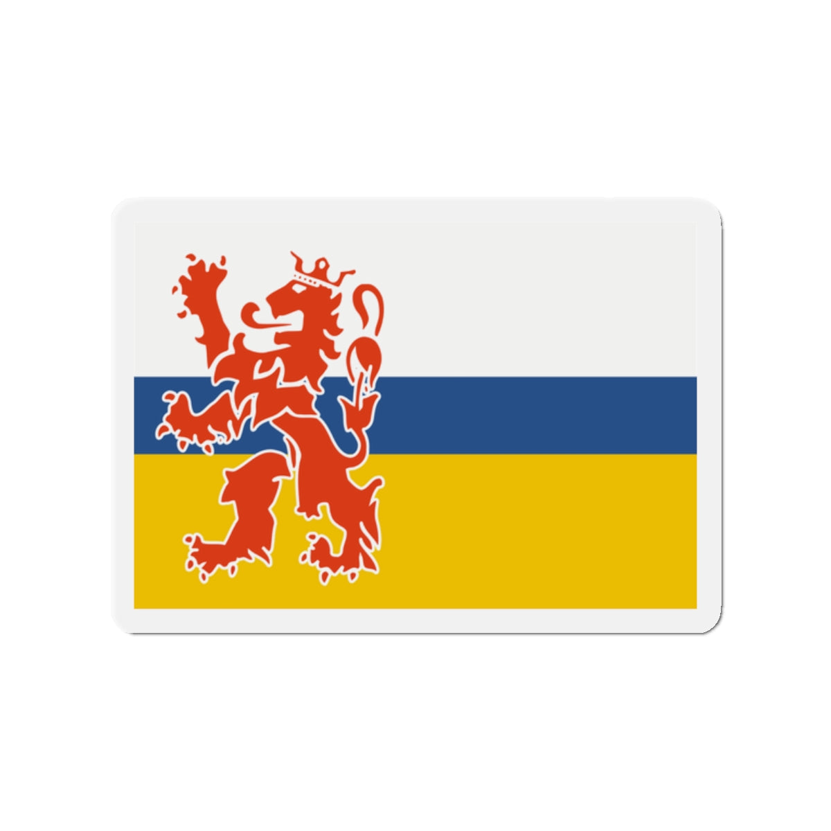 Flag of Limburg Netherlands - Die-Cut Magnet-2" x 2"-The Sticker Space