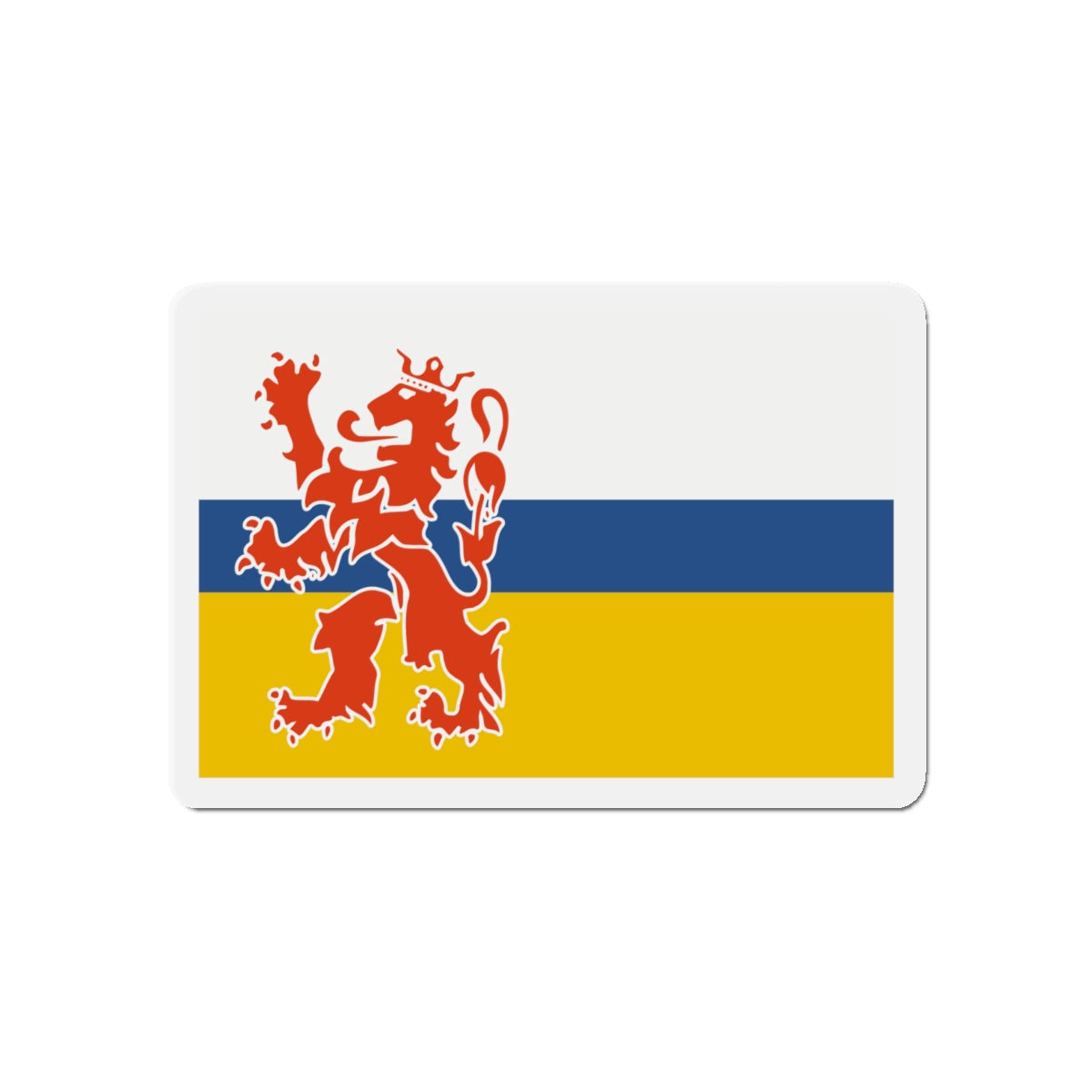 Flag of Limburg Netherlands - Die-Cut Magnet-5" x 5"-The Sticker Space