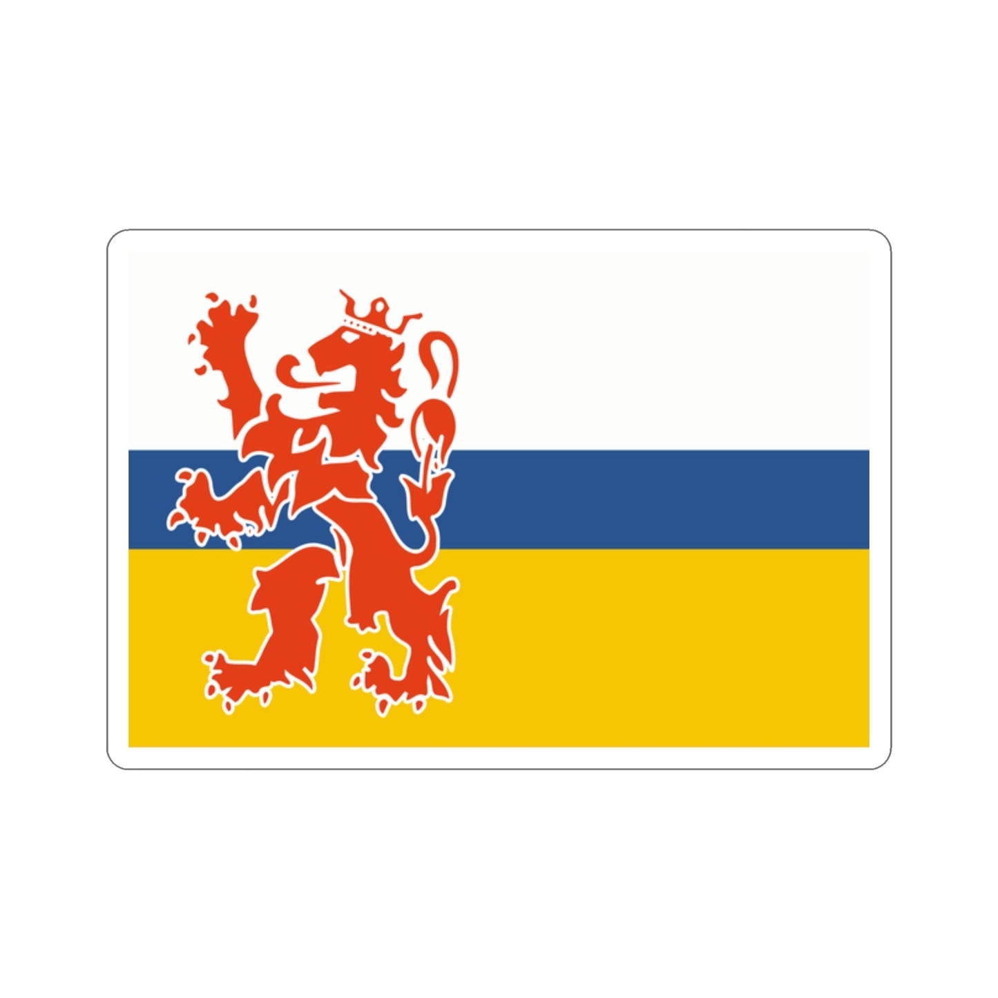 Flag of Limburg Netherlands STICKER Vinyl Die-Cut Decal-2 Inch-The Sticker Space