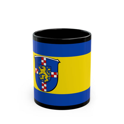 Flag of Limburg Weilburg Germany - Black Coffee Mug-11oz-The Sticker Space