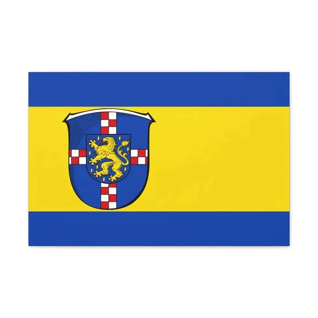 Flag of Limburg Weilburg Germany - Canvas Wall Art 24″ x 16″ 1.25" - The Sticker Space