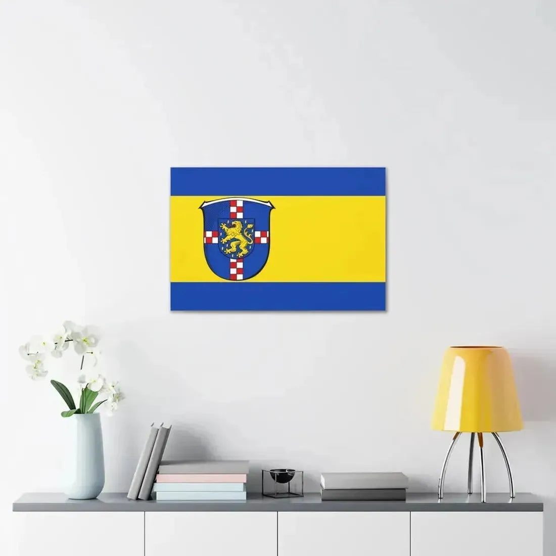 Flag of Limburg Weilburg Germany - Canvas Wall Art - The Sticker Space