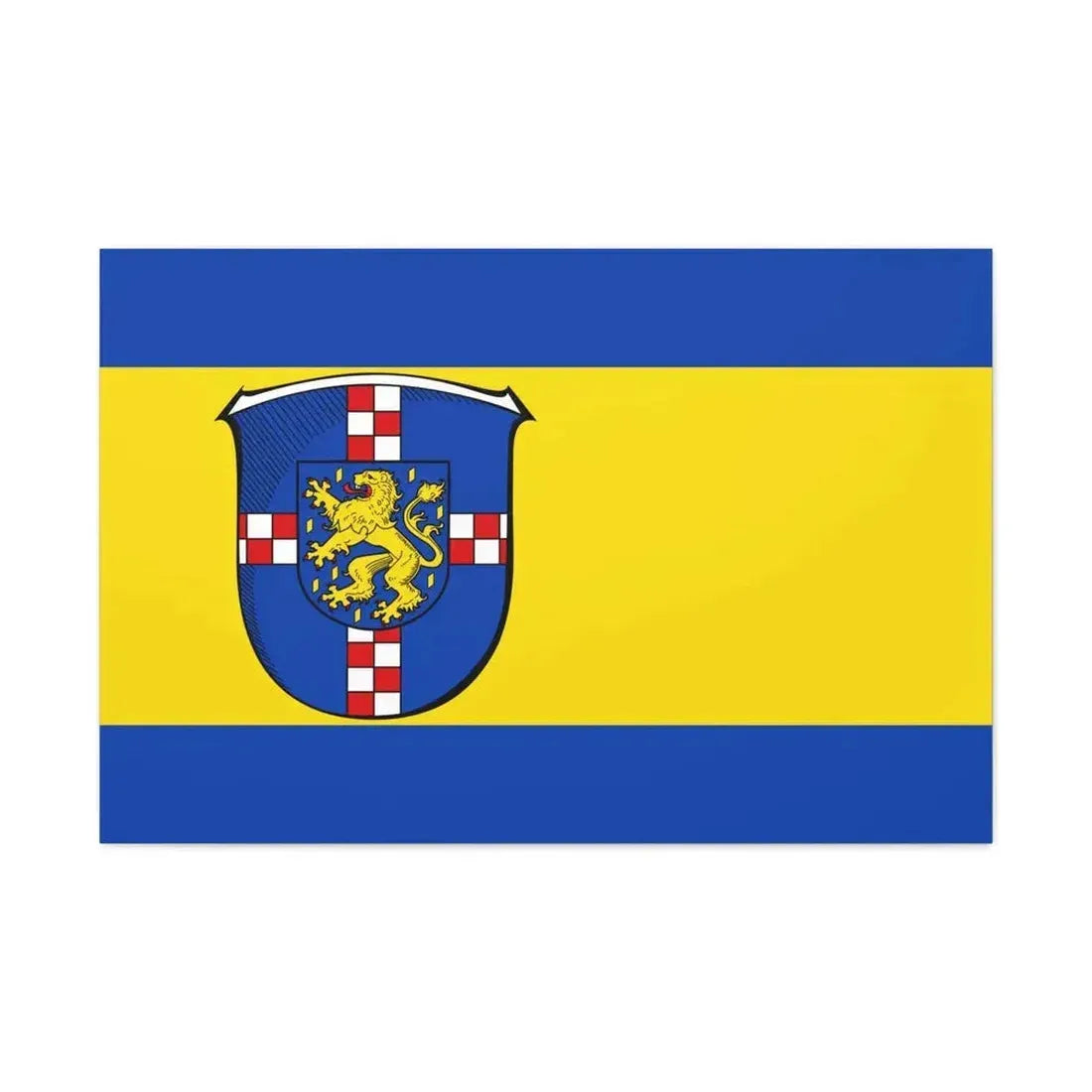 Flag of Limburg Weilburg Germany - Canvas Wall Art - The Sticker Space