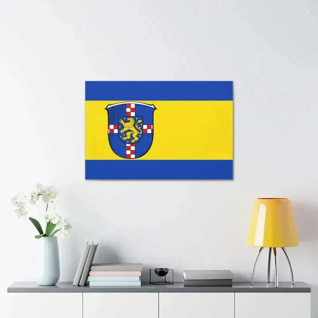 Flag of Limburg Weilburg Germany - Canvas Wall Art - The Sticker Space