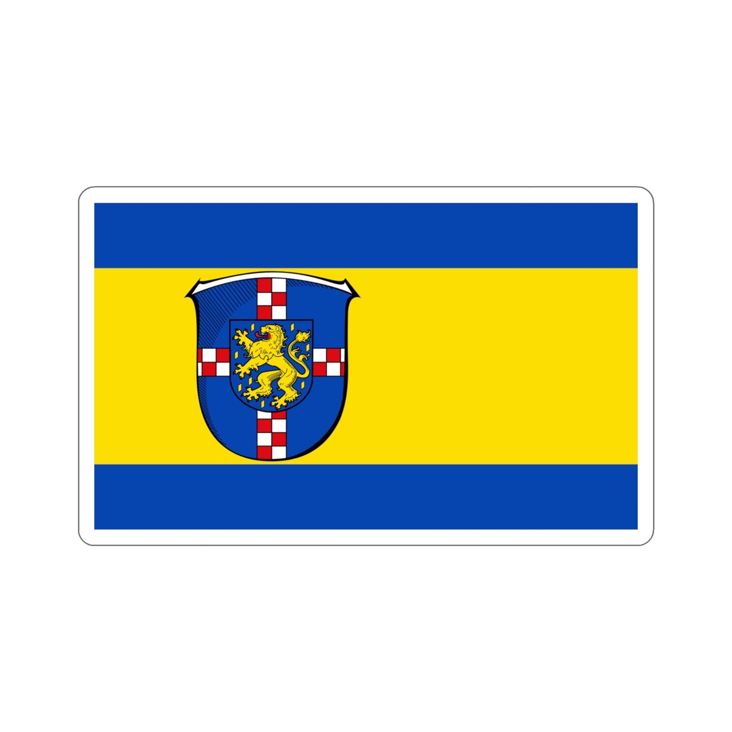 Flag of Limburg Weilburg Germany STICKER Vinyl Die-Cut Decal-4 Inch-The Sticker Space